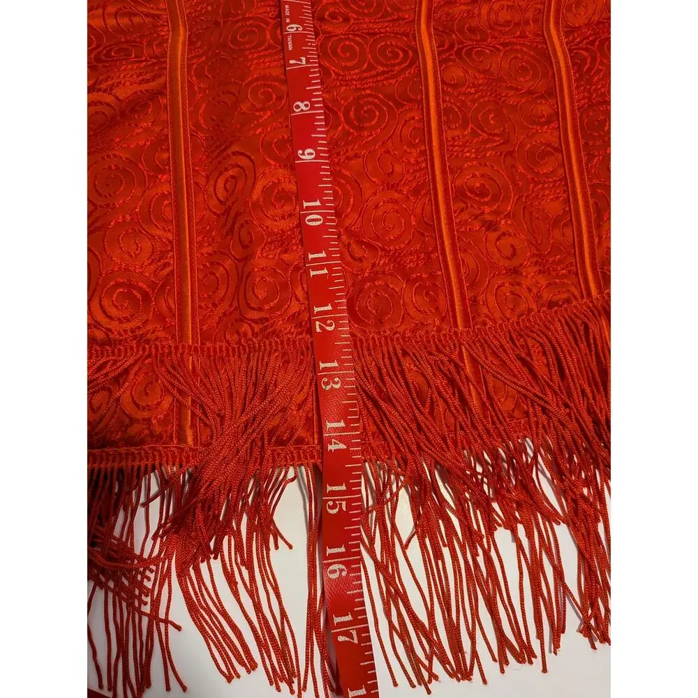 Dreamgirl Corset Red & Black with Tassel Vintage,western